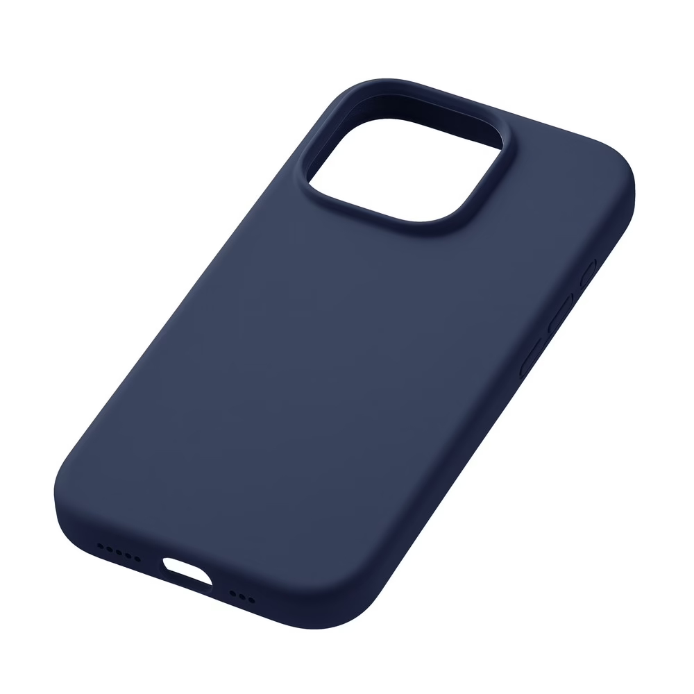Чехол защитный uBear Touch Mag Case iPhone 16 Pro, софт-тач, темно-синий